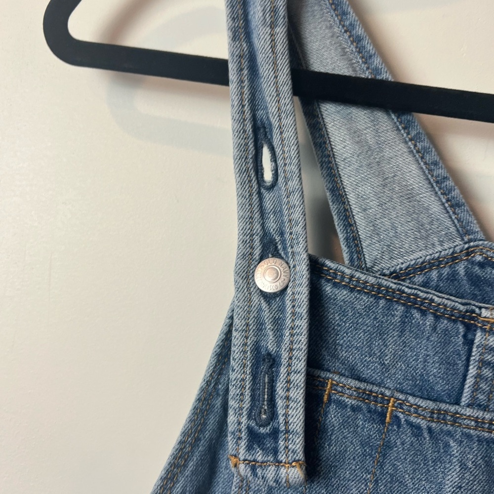 Old Navy Blue Denim Overalls - Picture 4 of 9